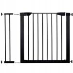 Poarta de siguranta Safety Gate pentru scari, ajustabila 89-96 cm, din otel, neagra Household NewTrend