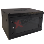 Cabinet metalic de perete 19", tip rack wallmount, 9U 600x600 mm, Xcab S Negru NewTechnology Media
