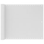 Prelată pentru balcon din HDPE 75 x 400 cm, alb GartenMobel Dekor
