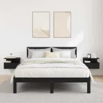 Noptieră Suspendată 2 pcs Stejar Negru 40 x 31 x 28 cm GartenMobel Dekor