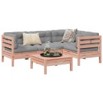 Set canapele grădină cu perne, 5 piese, lemn masiv brad douglas GartenMobel Dekor