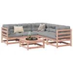 Set canapele grădină cu perne, 6 piese, lemn masiv brad douglas GartenMobel Dekor