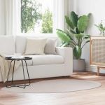 Covoare de zonă HUARTE Nisipiu 120 x 170 cm Poliester GartenMobel Dekor