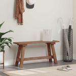 bancă natural 92 x 23,5 x 45,5 cm Lemn masiv de mahon GartenMobel Dekor