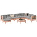 Set canapele grădină cu perne 9 locuri, lemn masiv brad douglas GartenMobel Dekor