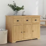 Bufet BODO Maro miere 115,5 x 44 x 80 cm Lemn compozit GartenMobel Dekor