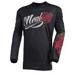 Bluza Ciclism Femei O'Neal Element Women Roses - XL, Negru-Rosu Ultimate FactoryBikes