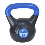 Kettlebell Vinil - 8 Kg, Negru-Albastru Ultimate FactoryBikes