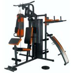 Aparat Multifunctional Fitness 4 Posturi Dhs 3003 - Negru-Rosu Ultimate FactoryBikes