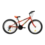 Bicicleta Copii Dhs 2421 Cedric - 24 Inch, Rosu Ultimate FactoryBikes