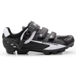 Pantofi Ciclism Brn Cross Mtb - 41, Negru-Alb Ultimate FactoryBikes