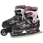 Role Dama, Reglabile 2 In 1 Sandy,L, 39-42, Negru-Roz Ultimate FactoryBikes