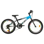 Bicicleta Copii Dhs Terrana 2023 - 20 Inch, Negru/Albastru Ultimate FactoryBikes