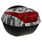 Portbagaj Raceway Alb/Negru Camuflaj Ultimate FactoryBikes