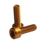 Suruburi Bidonas Cadru Fibrax Fcm3004 - M5 x 15 Mm, Auriu Ultimate FactoryBikes