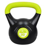 Kettlebell Vinil - 20 Kg, Negru-Rosu Ultimate FactoryBikes