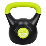 Kettlebell Vinil - 20 Kg, Negru-Rosu Ultimate FactoryBikes