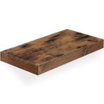 VASAGLE Raft de perete suspendat plutitor, MDF, sistem montare inclus, 40x20x4cm, vintage maro Household NewTrend