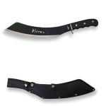 Maceta Joker Africano, lama inoxidabila 35 cm, cu husa OutsideGear Venture