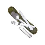 Tacamuri camping Joker inox set 4 piese cu husa OutsideGear Venture