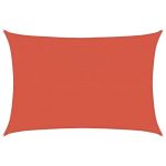 Parasolar, cărămiziu, 4x5 m, HDPE, 160 g/m² GartenMobel Dekor