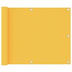 Paravan de balcon, galben, 75 x 600 cm, țesătură oxford GartenMobel Dekor