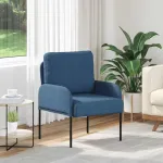 Canapele cu pernă 55cm albastru placaj GartenMobel Dekor