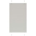 Jaluzea plisată gri deschis 75x100cm Lățime țesătură 74,4 cm GartenMobel Dekor