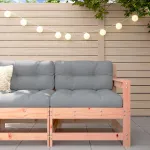 Scaun de grădină cu perne, lemn masiv douglas GartenMobel Dekor