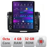 Navigatie Ford Ranger 2015-2020 Octa Core ecran tip TESLA 9.7" cu Android Radio Bluetooth Internet GPS WIFI 4+32GB DSP 4G CarStore Technology