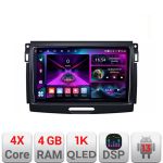 Navigatie Ford Ranger 2015-2020 Quad Core 4+64 InCell Display 1K Android Waze USB Navigatie Internet Youtube Radio CarStore Technology