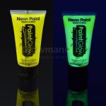 Vopsea neon reactiva uv pentru bodypainting flacon 50 ml culoare galben uv MultiMark GlobalProd