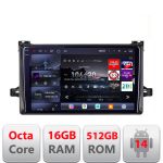Navigatie Toyota Urbancruiser 2009-2014 Edotec Kit-urbancruiser 8 core QLED 2K 16+512GB 360 Android Waze USB Navigatie Internet Youtube CarStore Technology