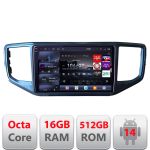 Navigatie VW Amarok 2016- platforma MIB Android Qled 2K Octa Core 16+512 LTE 4G DSP Wifi 5Ghz android auto carplay radio gps internet Kit-+EDT-E809-2K CarStore Technology