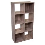 Biblioteca 5Five Mix n'Modul cu 8 compartimente, finisaj natural, 67x32x134 cm, bej Household NewTrend