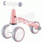 Mini bicicleta fara pedale, triciclu copii cu roti EVA, 50x22x39 cm, roz Household NewTrend