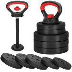 Gantera Kettlebell reglabila 10kg negru Household NewTrend