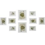SONGMICS set rame foto 10 buc, 28x24 / 21x16 / 18x13 cm, alb, montaj perete sau birou, MDF si plastic Household NewTrend