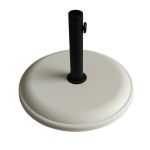 Suport baza pentru umbrele de gradina, din beton, 45 cm diametru, 16kg, alb Household NewTrend