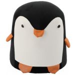 Taburet pentru copii, 28x25cm, maxim 50kg, model pinguin negru Household NewTrend