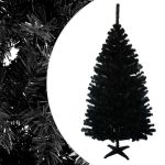 Brad artificial royal black 220 cm, coroana bogata – 14 niveluri, 89 ramuri, 536 ace – diametru 138 cm MultiMark GlobalProd