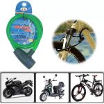 Cablu antifurt bicicleta, lungime cablu 150 cm, 2 chei inchidere MultiMark GlobalProd