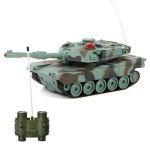 Tanc militar cu telecomanda a1m2, tun, mitraliera, efecte sonore si luminoase, reincarcabil, scara 1:32, 22.3 x 7.2 x 7.8 cm MultiMark GlobalProd
