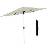 Umbrela terasa gradina, cu inclinare si husa, 300cm, Bej Household NewTrend