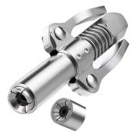 Cupla pentru pompe gresare, cu autoblocare, maner dublu, otel inoxidabil MultiMark GlobalProd