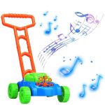 Masina de tuns iarba interactiva, generator baloane de sapun, muzica, solutie inclusa, cu baterii MultiMark GlobalProd