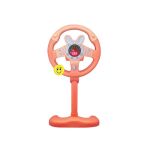 Volan interactiv cu suport si rotire la 360 grade, kilometraj digital, iluminare in 12 culori, muzica, roz MultiMark GlobalProd