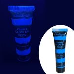 Vopsea glow uv albastru neon, formula non-toxica, pentru body painting, recipient 25 ml MultiMark GlobalProd