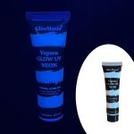 Vopsea glow uv neon, cantitate 25 ml, alba, pentru corp MultiMark GlobalProd