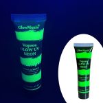 Vopsea glow uv neon, pentru body painting, cantitate 25 ml, verde MultiMark GlobalProd